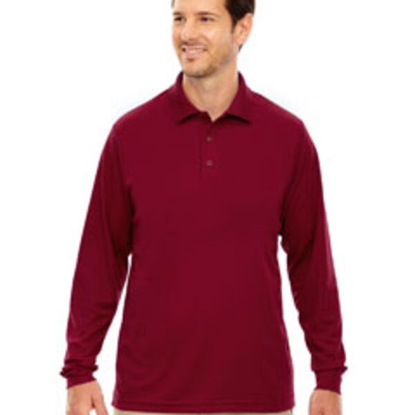 Men's Pinnacle Performance Long-Sleeve Piqué Polo Thumbnail