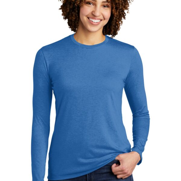 Blank Women's Tri Blend Long Sleeve Tee Thumbnail