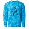 Unisex Midweight Tie-Dyed Crewneck Sweatshirt Thumbnail