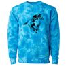 Unisex Midweight Tie-Dyed Crewneck Sweatshirt Thumbnail