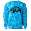 Unisex Midweight Tie-Dyed Crewneck Sweatshirt Thumbnail