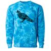 Unisex Midweight Tie-Dyed Crewneck Sweatshirt Thumbnail