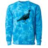 Unisex Midweight Tie-Dyed Crewneck Sweatshirt Thumbnail
