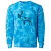 Unisex Midweight Tie-Dyed Crewneck Sweatshirt Thumbnail