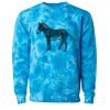 Unisex Midweight Tie-Dyed Crewneck Sweatshirt Thumbnail