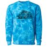 Unisex Midweight Tie-Dyed Crewneck Sweatshirt Thumbnail