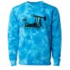 Unisex Midweight Tie-Dyed Crewneck Sweatshirt Thumbnail