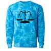 Unisex Midweight Tie-Dyed Crewneck Sweatshirt Thumbnail