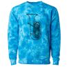 Unisex Midweight Tie-Dyed Crewneck Sweatshirt Thumbnail