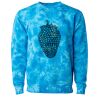 Unisex Midweight Tie-Dyed Crewneck Sweatshirt Thumbnail