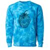 Unisex Midweight Tie-Dyed Crewneck Sweatshirt Thumbnail