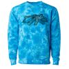 Unisex Midweight Tie-Dyed Crewneck Sweatshirt Thumbnail