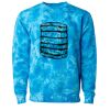 Unisex Midweight Tie-Dyed Crewneck Sweatshirt Thumbnail