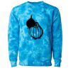 Unisex Midweight Tie-Dyed Crewneck Sweatshirt Thumbnail
