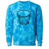 Unisex Midweight Tie-Dyed Crewneck Sweatshirt Thumbnail