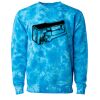 Unisex Midweight Tie-Dyed Crewneck Sweatshirt Thumbnail