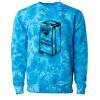 Unisex Midweight Tie-Dyed Crewneck Sweatshirt Thumbnail