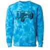 Unisex Midweight Tie-Dyed Crewneck Sweatshirt Thumbnail