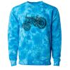 Unisex Midweight Tie-Dyed Crewneck Sweatshirt Thumbnail