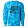 Unisex Midweight Tie-Dyed Crewneck Sweatshirt Thumbnail