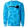 Unisex Midweight Tie-Dyed Crewneck Sweatshirt Thumbnail
