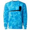 Unisex Midweight Tie-Dyed Crewneck Sweatshirt Thumbnail