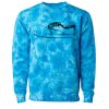 Unisex Midweight Tie-Dyed Crewneck Sweatshirt Thumbnail