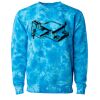 Unisex Midweight Tie-Dyed Crewneck Sweatshirt Thumbnail