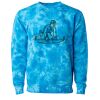Unisex Midweight Tie-Dyed Crewneck Sweatshirt Thumbnail