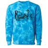 Unisex Midweight Tie-Dyed Crewneck Sweatshirt Thumbnail