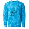 Unisex Midweight Tie-Dyed Crewneck Sweatshirt Thumbnail