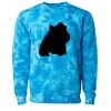 Unisex Midweight Tie-Dyed Crewneck Sweatshirt Thumbnail