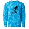 Unisex Midweight Tie-Dyed Crewneck Sweatshirt Thumbnail