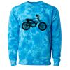 Unisex Midweight Tie-Dyed Crewneck Sweatshirt Thumbnail