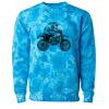 Unisex Midweight Tie-Dyed Crewneck Sweatshirt Thumbnail