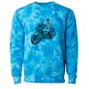 Unisex Midweight Tie-Dyed Crewneck Sweatshirt Thumbnail