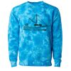Unisex Midweight Tie-Dyed Crewneck Sweatshirt Thumbnail