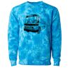 Unisex Midweight Tie-Dyed Crewneck Sweatshirt Thumbnail