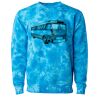 Unisex Midweight Tie-Dyed Crewneck Sweatshirt Thumbnail