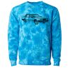 Unisex Midweight Tie-Dyed Crewneck Sweatshirt Thumbnail