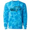 Unisex Midweight Tie-Dyed Crewneck Sweatshirt Thumbnail