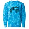 Unisex Midweight Tie-Dyed Crewneck Sweatshirt Thumbnail