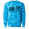 Unisex Midweight Tie-Dyed Crewneck Sweatshirt Thumbnail