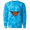 Unisex Midweight Tie-Dyed Crewneck Sweatshirt Thumbnail