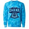 Unisex Midweight Tie-Dyed Crewneck Sweatshirt Thumbnail