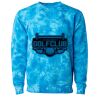 Unisex Midweight Tie-Dyed Crewneck Sweatshirt Thumbnail