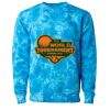 Unisex Midweight Tie-Dyed Crewneck Sweatshirt Thumbnail