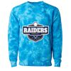 Unisex Midweight Tie-Dyed Crewneck Sweatshirt Thumbnail