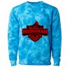 Unisex Midweight Tie-Dyed Crewneck Sweatshirt Thumbnail