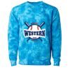 Unisex Midweight Tie-Dyed Crewneck Sweatshirt Thumbnail